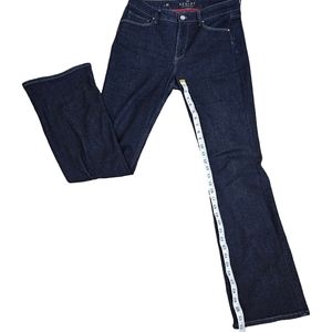 White House Black Market Scuplt Skinny Flare Jeans sz 10